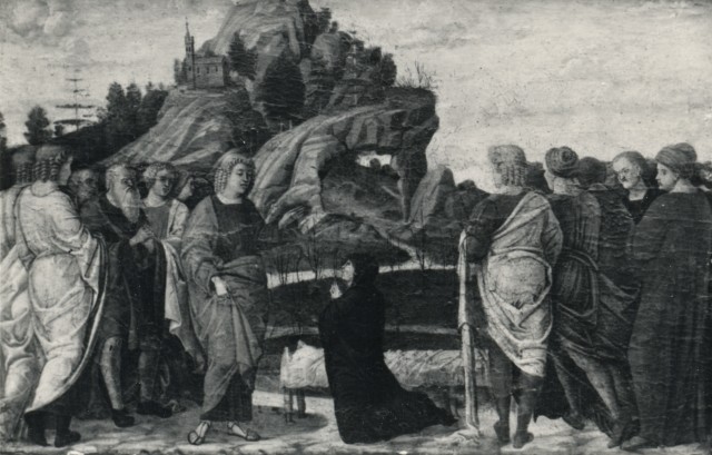 Accademia Carrara — Bonsignori Francesco - sec. XV/ XVI - San Giovanni Evangelista resuscita Drusiana — insieme
